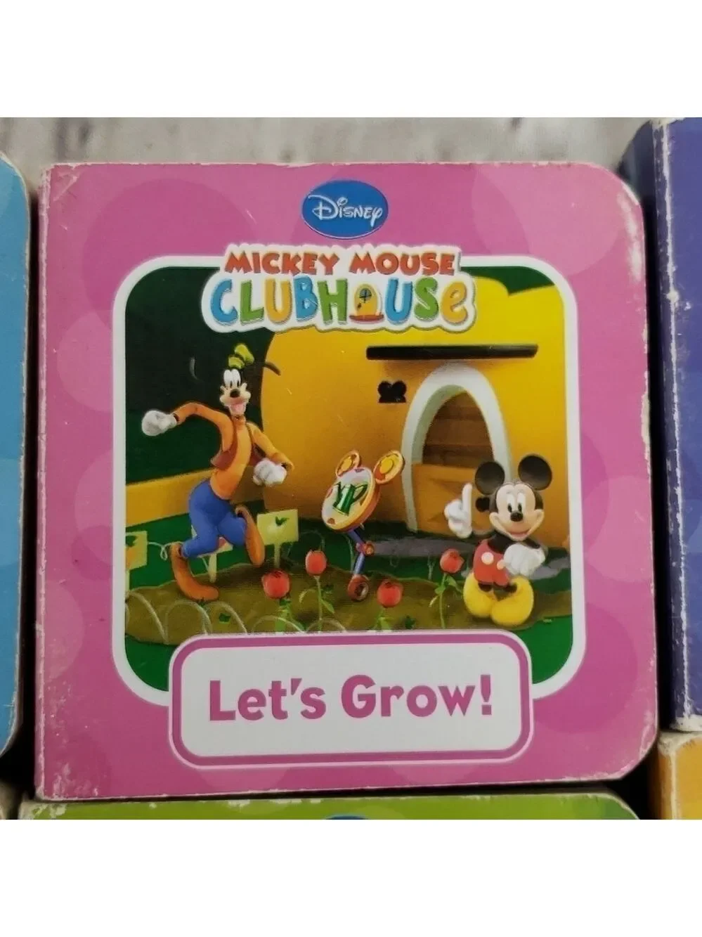DISNEY Mickey Mouse Clubhouse Chubby First Baby Learning Book Set VGUC